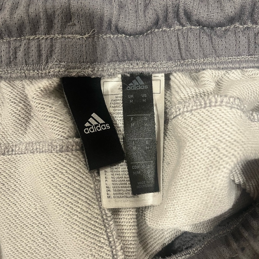 Medium Adidas Grey Athletic Shorts - Picture 7 of 7